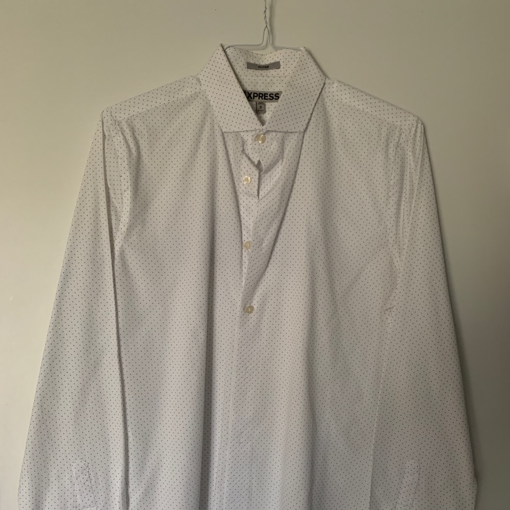 Express slim fit mens dress shirt